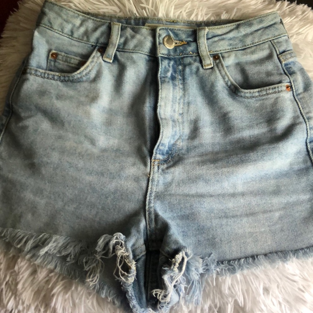 Top shop mom jean shorts